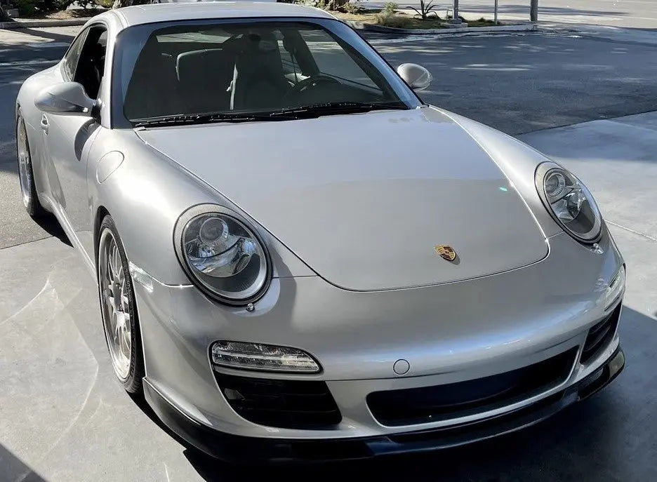 PORSCHE 997.2 CARRERA 2009–2012 POLYURETHANE FRONT LIP SPOILER FOR PORSCHE 997 AERO UPGRADE RACING STYLE FRONT BUMPER ENHANCEMENT VOSSTEK