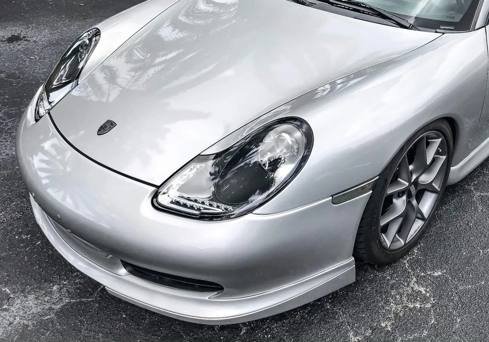 Porsche 986 Boxster polyurethane chin spoiler ruf lip 97-04 GT3 RS SPYDER LOOK VOSSTEK
