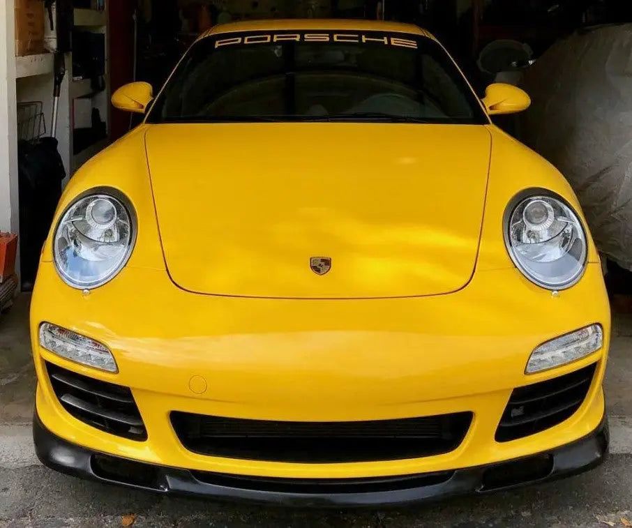 PORSCHE 997.2 CARRERA 2009–2012 POLYURETHANE FRONT LIP SPOILER FOR PORSCHE 997 AERO UPGRADE RACING STYLE FRONT BUMPER ENHANCEMENT VOSSTEK